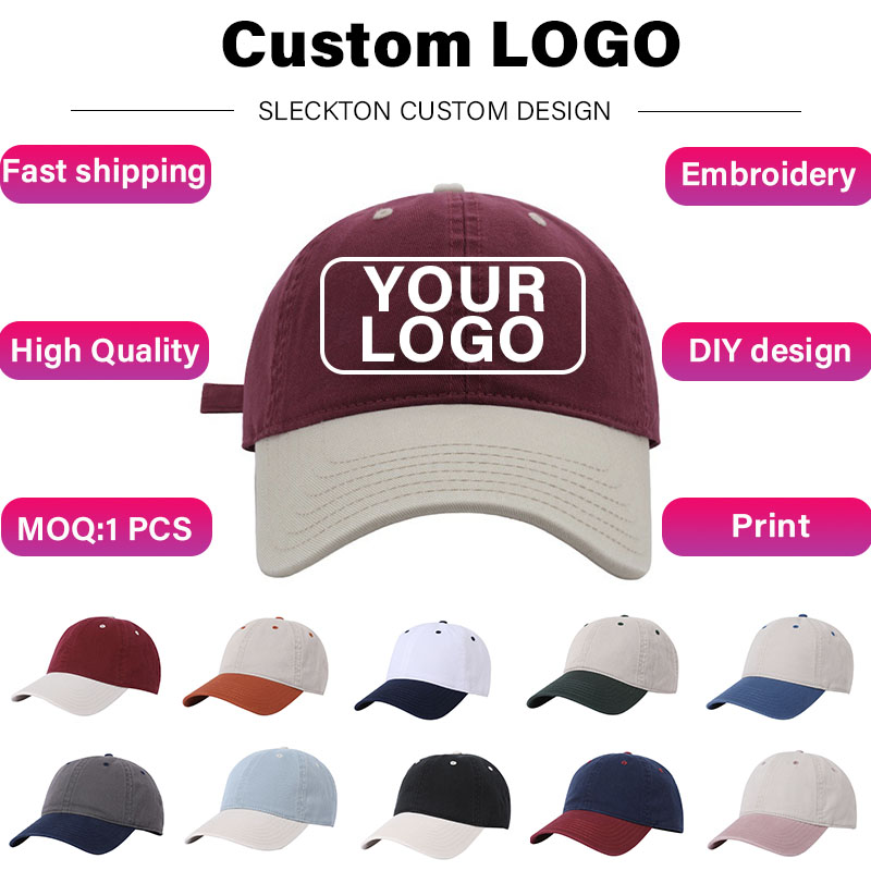 Stussy Bucket Hat - SLECKTON Custom Logo Splicing Baseball Cap