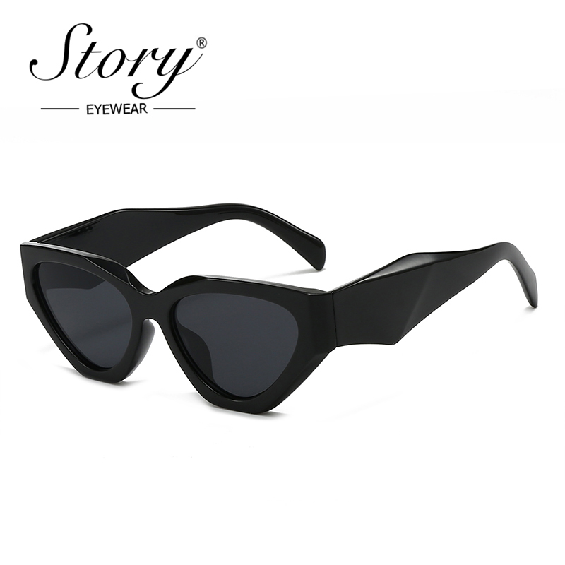 Streetwear Brand Cat - STORY Trendy Large Cat Eye Sunglasses