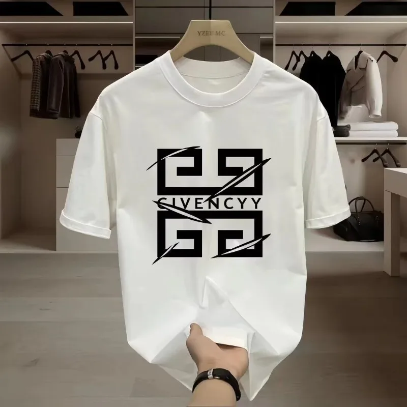Streetwear Brand Logo Design - 2026Men's GIVENCY Brand Logo Print T-Shirt