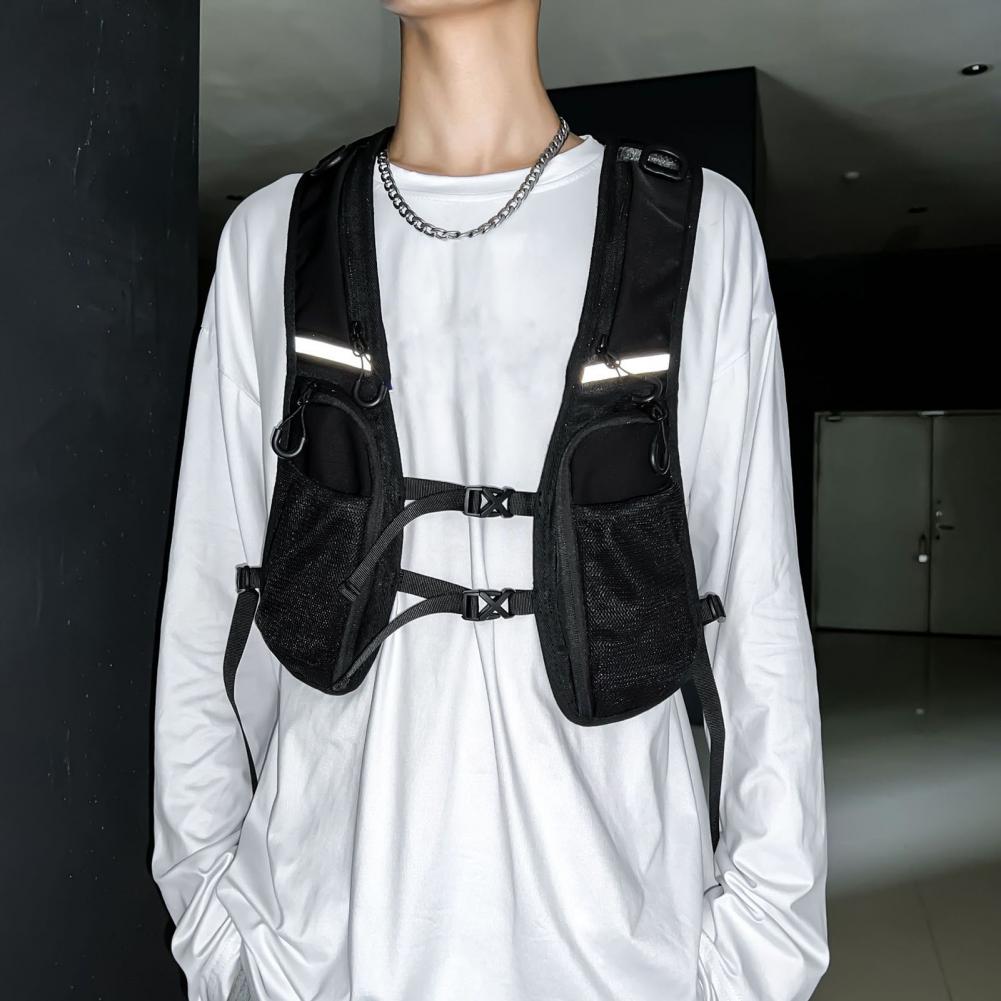 Trendy Brand Chest Bag Hip Hop - Streetwear Brand Bag recension och pris