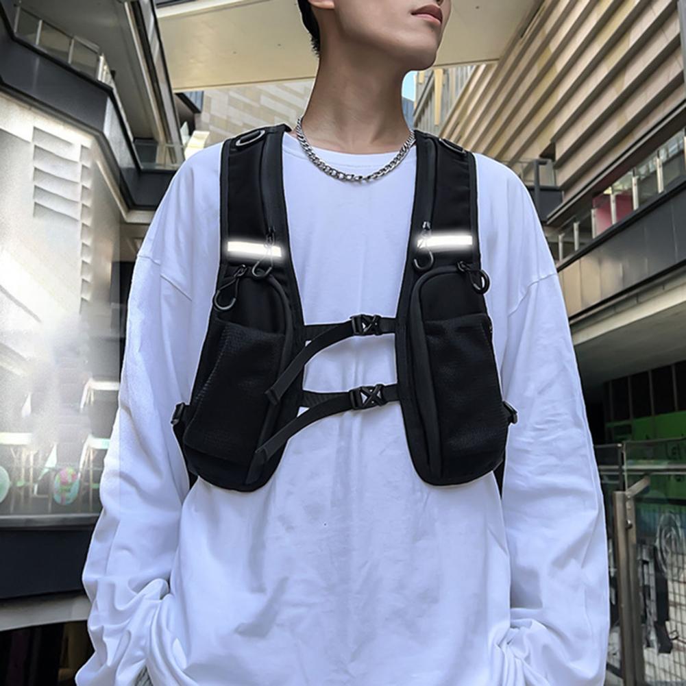 Trendy Brand Chest Bag Hip Hop - Streetwear Brand Bag recension och pris