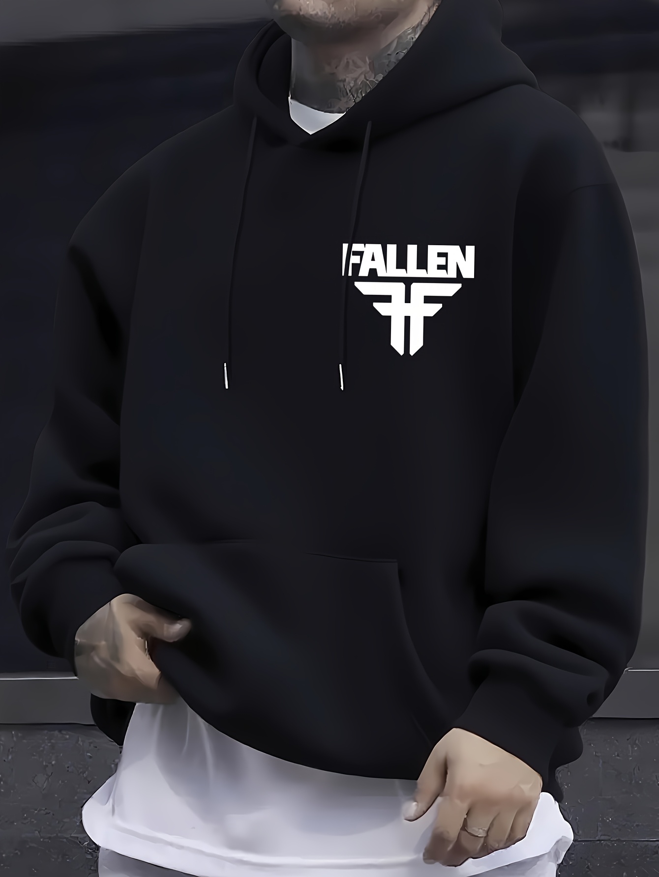 Skate Style FALLEN Hoodie for  - Streetwear Brand Logo Design recension och pris