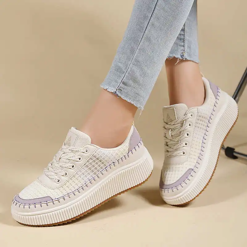 Brown Shoes Woman Flats Autumn - Streetwear Brand Famous recension och pris