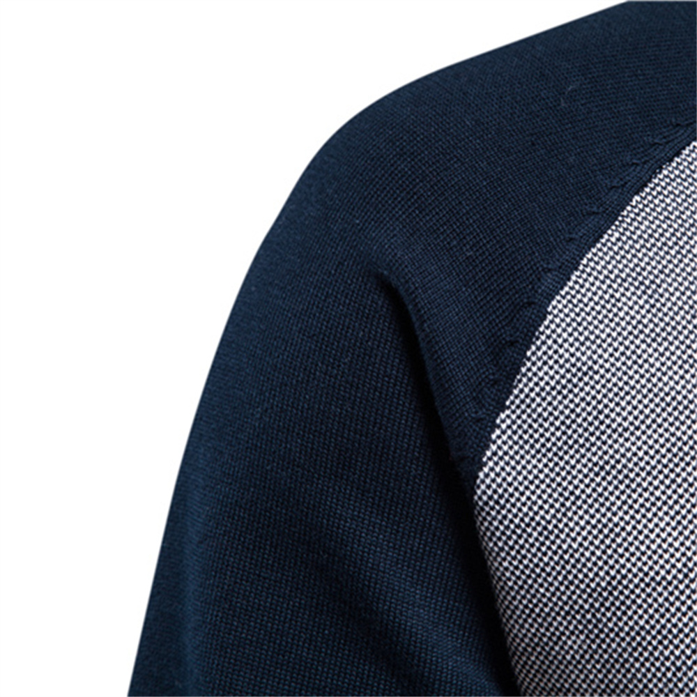 AIOPESON Spliced Cardigan Men  - Streetwear Brand Marketing recension och pris