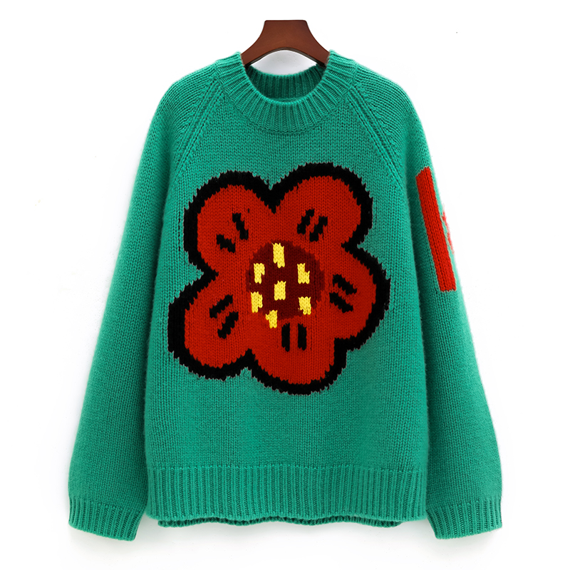 Ladies 100% pure cashmere swea - Streetwear Brand Flower recension och pris