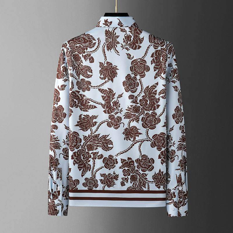 Brand Flower Printed Men's Shi - Streetwear Brand Flower recension och pris