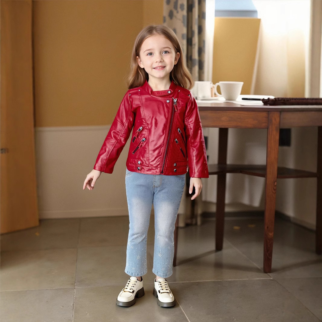 2-12Y Girls Christmas Pink Red - Streetwear Brand Logo Design recension och pris