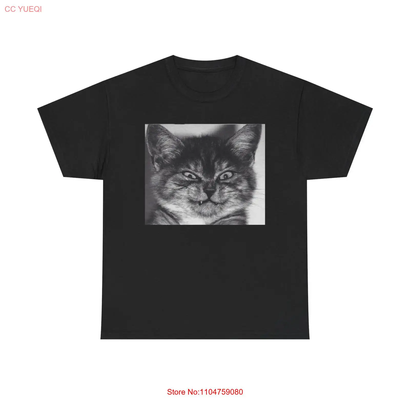 Funny Cat Face T Shirt BRAND N - Streetwear Brand Cat recension och pris